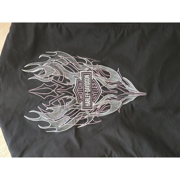 Harley-Davidson Mens Size XL Black Soft Shell Motorcycle Riding Jacket‎ Coat - Picture 12 of 13